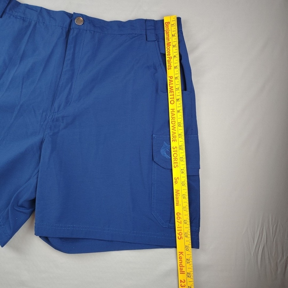 Reel Legends Tarpon Performance Shorts Mens XL Blue 7.5" Inseam Lightweight - Picture 13 of 16